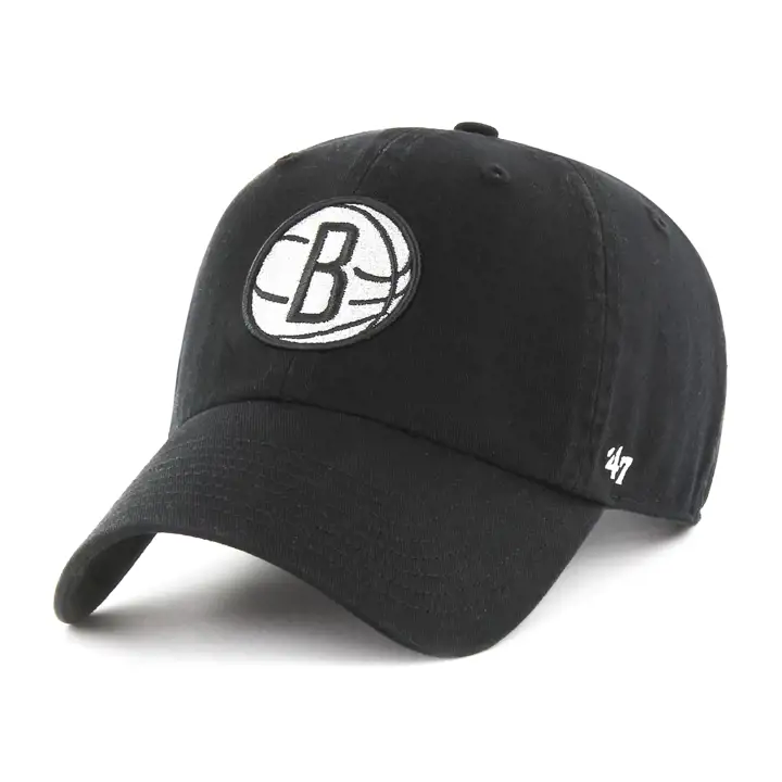 Brooklyn Nets NBA casquette femme Glitta '47 Clean Up noir