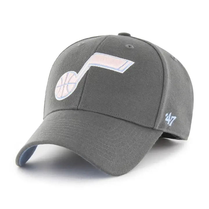 Casquette '47 MVP Utah Jazz NBA Pastel Side Patch anthracite/bleu clair