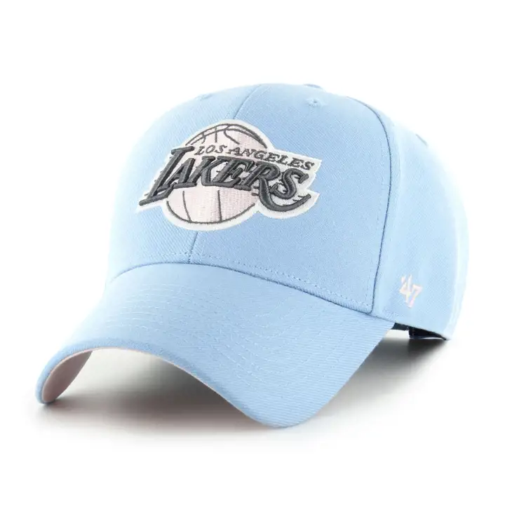 Los Angeles Lakers NBA Écusson latéral pastel '47 MVP bleu/rose