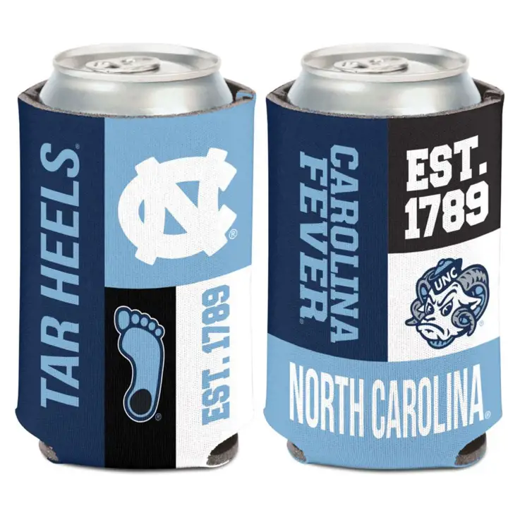 North Carolina Tar Heels 26826221ColorBlockCanCooler ast