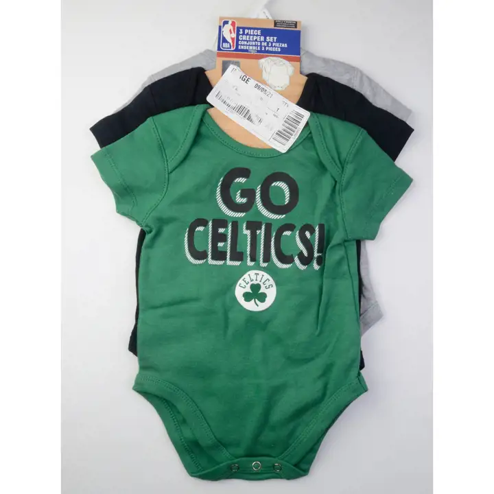 Grenouillère 3 pièces Boston Celtics NBA Born To Win pour bébé, Vert