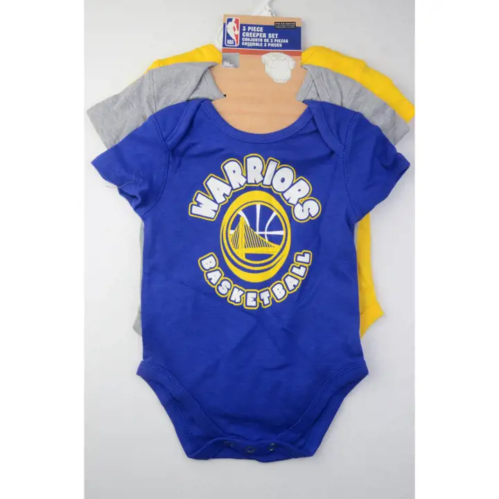 Lot de 3 grenouillères Golden State Warriors NBA Infant Everyday Fan BL