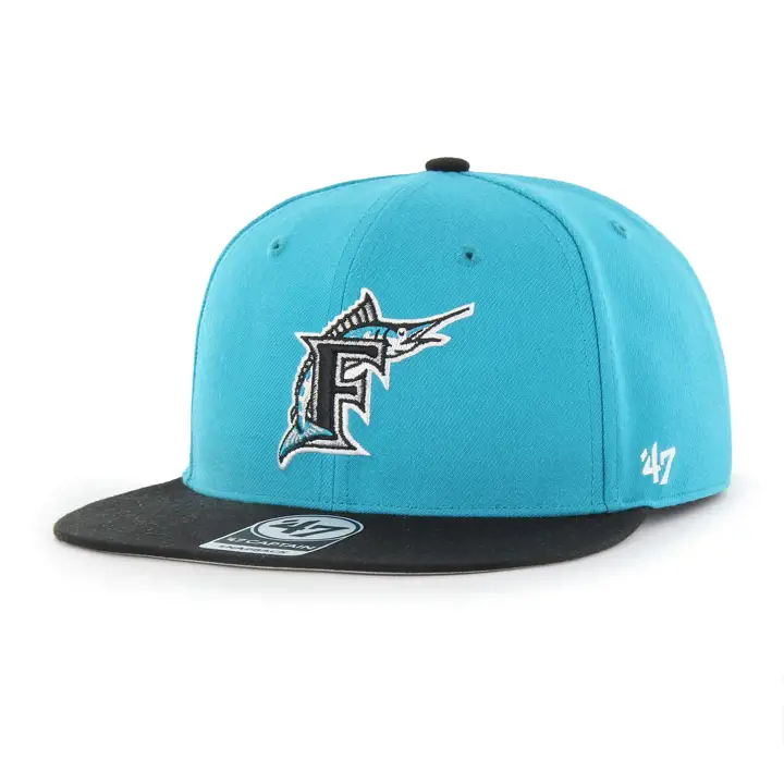 Casquette Captain Miami Marlins MLB Coop Sure Shot sarcelle/noir/gris