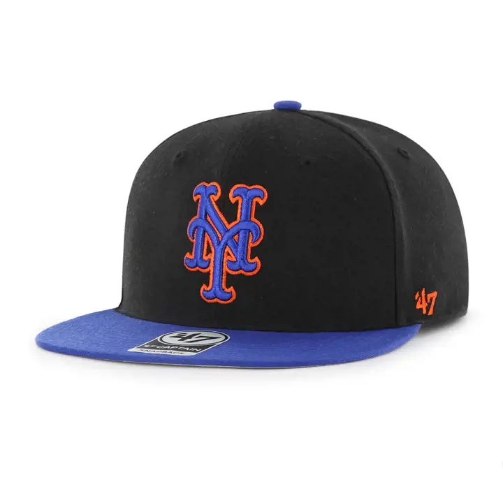 Casquette New York Mets MLB Coop Sure Shot Captain noire/bleue/grise