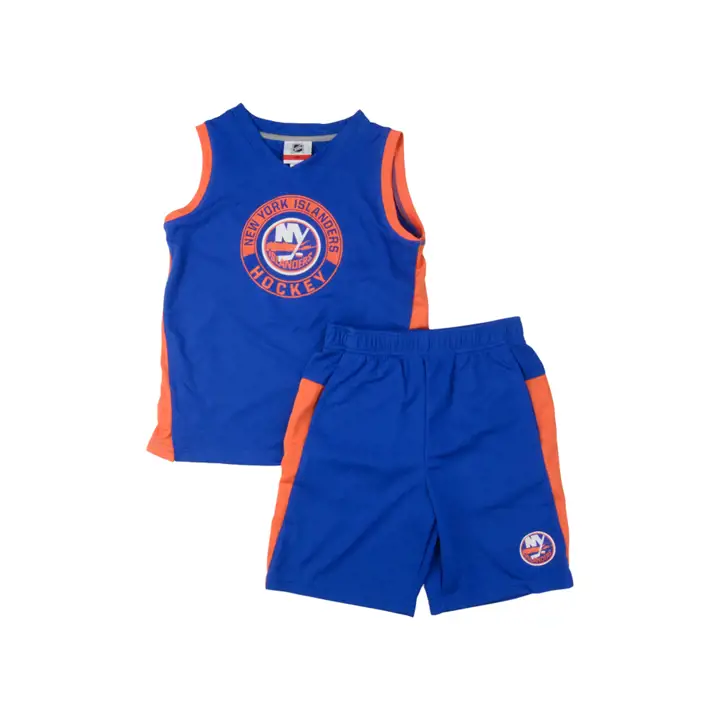 Ensemble débardeur et short bleu NHL New York Islanders