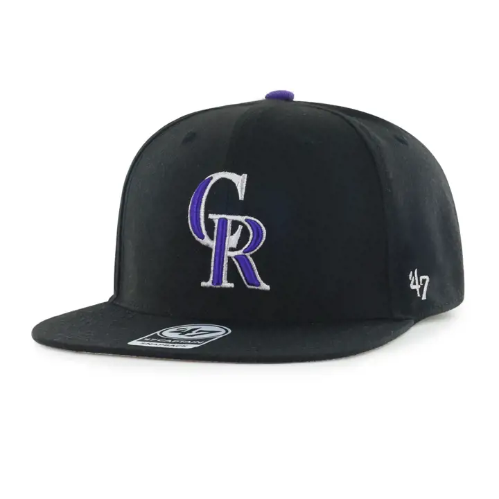Colorado Rockies MLB Sure Shot YTH Captain noir/noir/gris
