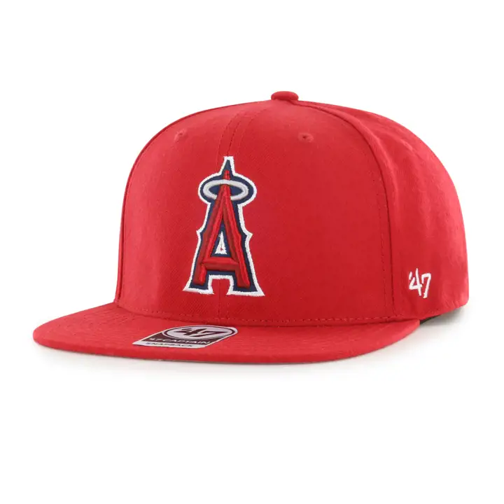 Anaheim Angels MLB Sure Shot YTH Captain Rouge/Rouge/gris