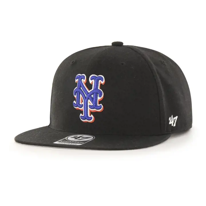 New York Mets MLB Sure Shot JUNIOR Casquette blk/blk/gris