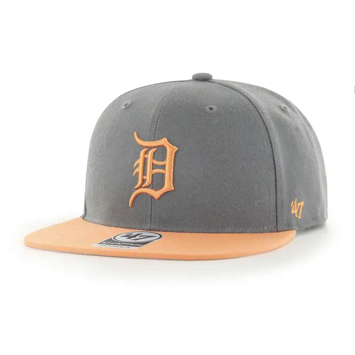 Detroit Tigers MLB Charcoal Pastel Captain Charbon/orange/gris