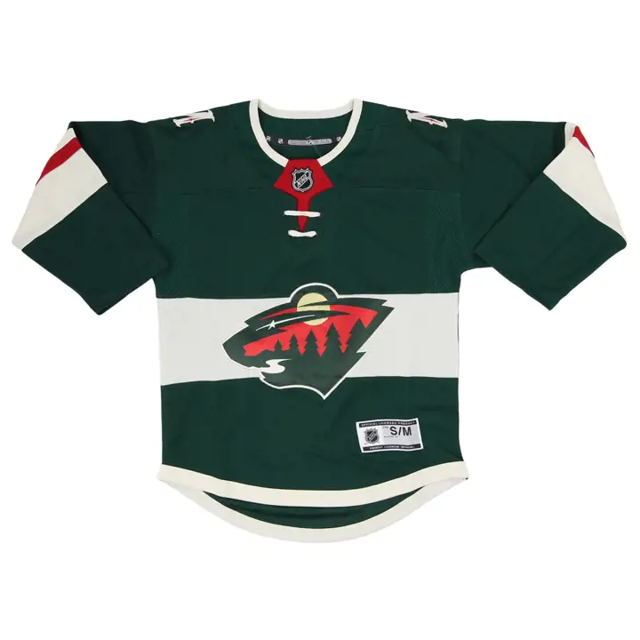 Maillot vierge de hockey LNH Youth Premier Wild du Minnesota vert