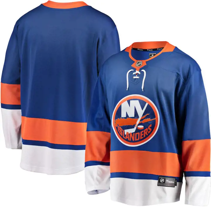 Maillot vierge bleu Premier Jeunesse LNH des Islanders de New York