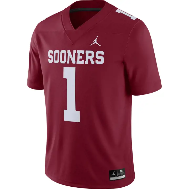 Maillot de match NCAA Oklahoma cramoisi