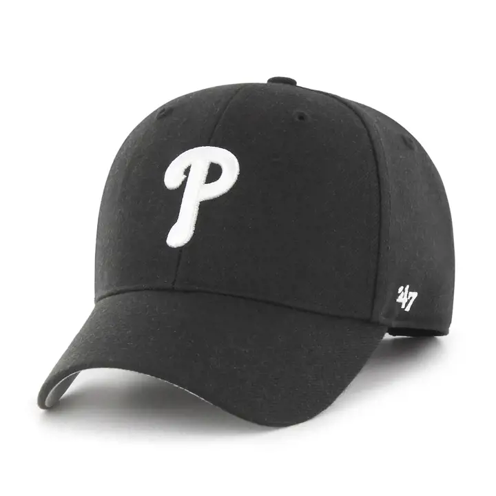 Casquette enfant MLB Philadelphia Phillies noire et blanche '47 MVP blk blk