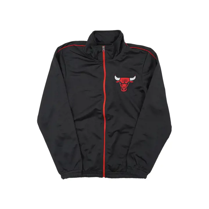 Veste de survêtement tricotée NBA Chicago Bulls 21 noire