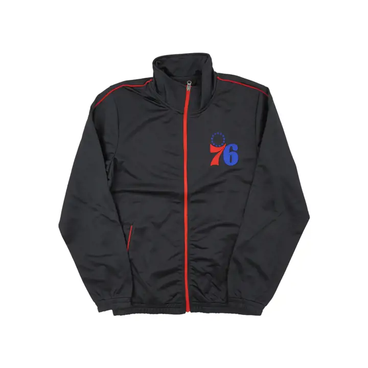 Veste de survêtement tricotée NBA Philadelphia 76ers 21 noire