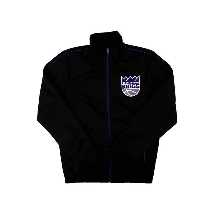 Veste de survêtement en tricot NBA Sacramento Kings 21 noire