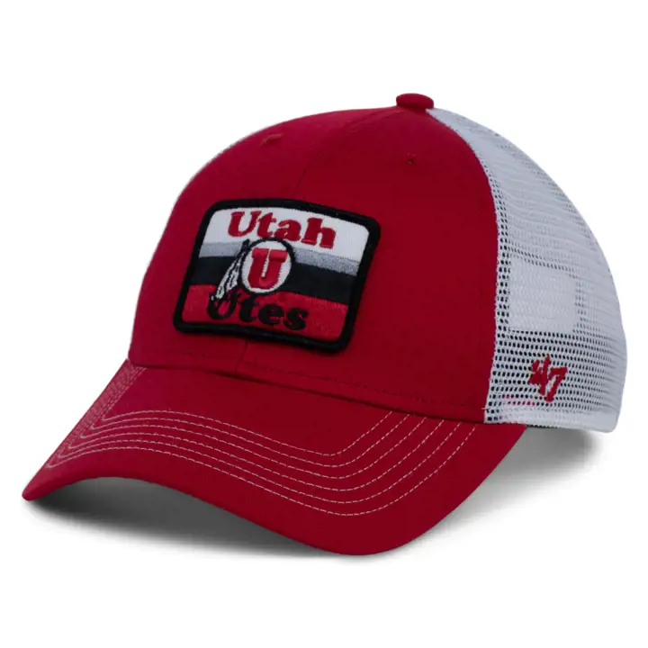 Utah Utes NCAA Casquette Trucker Ramble enfant rouge/blanc