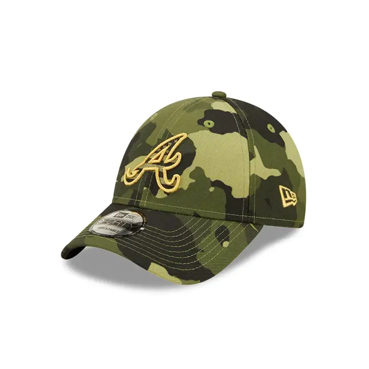 Atlanta Braves 2022 MLB Journée des forces armées 9Forty camouflage