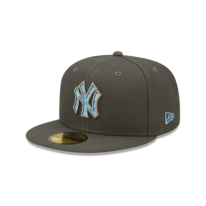 New York Yankees 2022 MLB Fête des Pères 59fifty gry/bleu