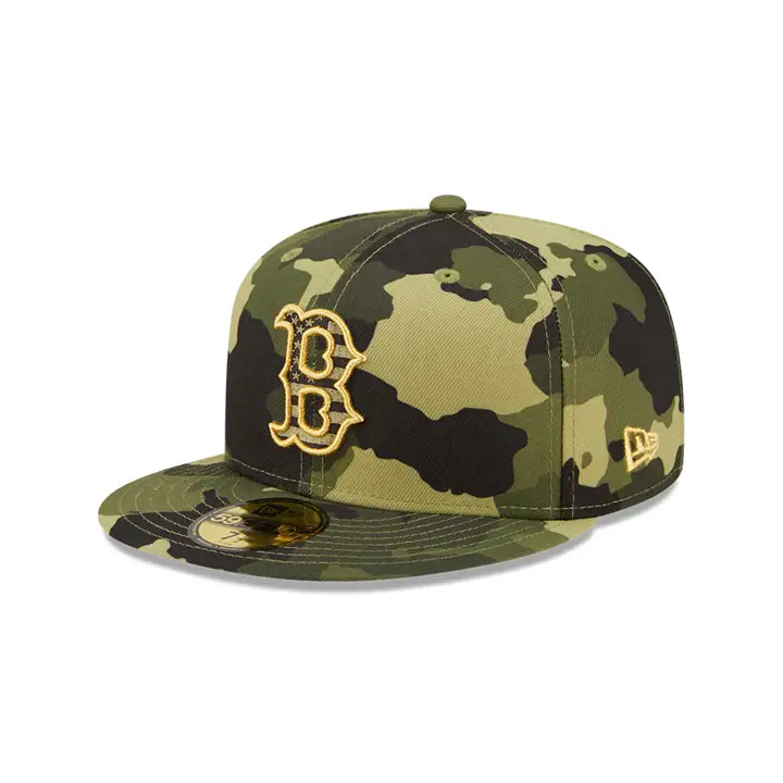 Boston Red Sox 2022 MLB Armed Forces Day 59fifty camouflage