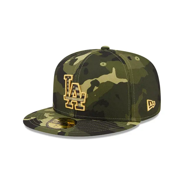 Casquette 59fifty camouflage MLB Armed Forces Day 2022 des Los Angeles Dodgers