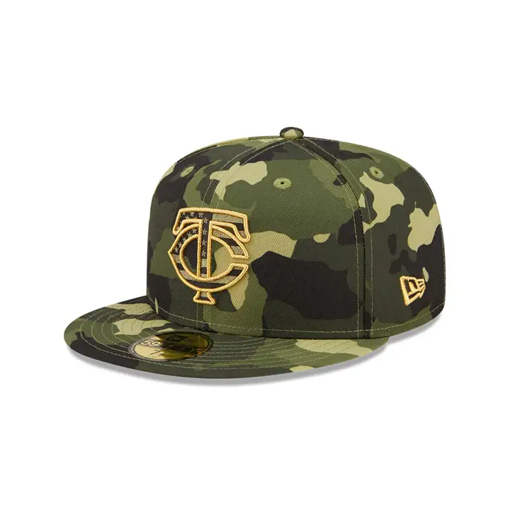 Minnesota Twins 2022 MLB Armed Forces Day casquette 59fifty camouflage