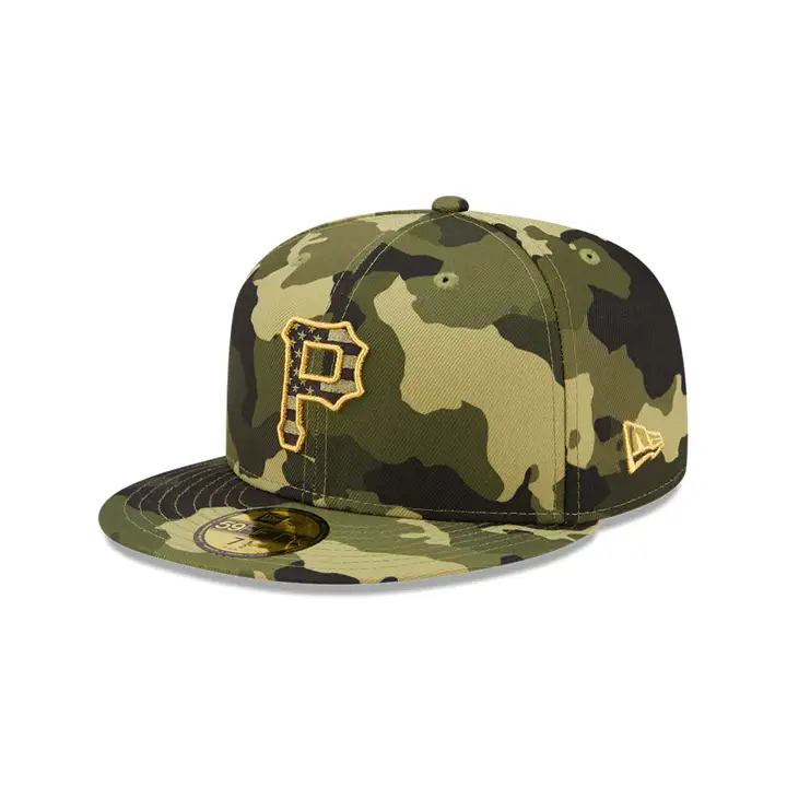 Pittsburgh Pirates 2022 MLB Armed Forces Day 59fifty camouflage