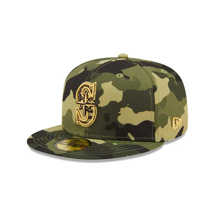 Seattle Mariners 2022 MLB Armed Forces Day 59fifty Camo