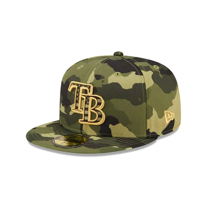 Casquette 59fifty camouflage Tampa Bay Rays MLB Jour des Forces armées 2022