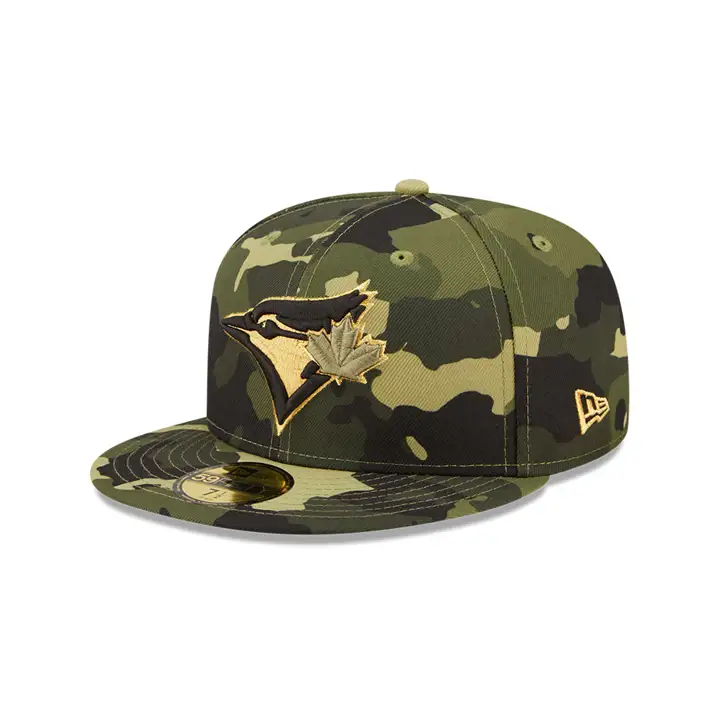 Toronto Blue Jays 2022 MLB Armed Forces Day 59fifty camouflage