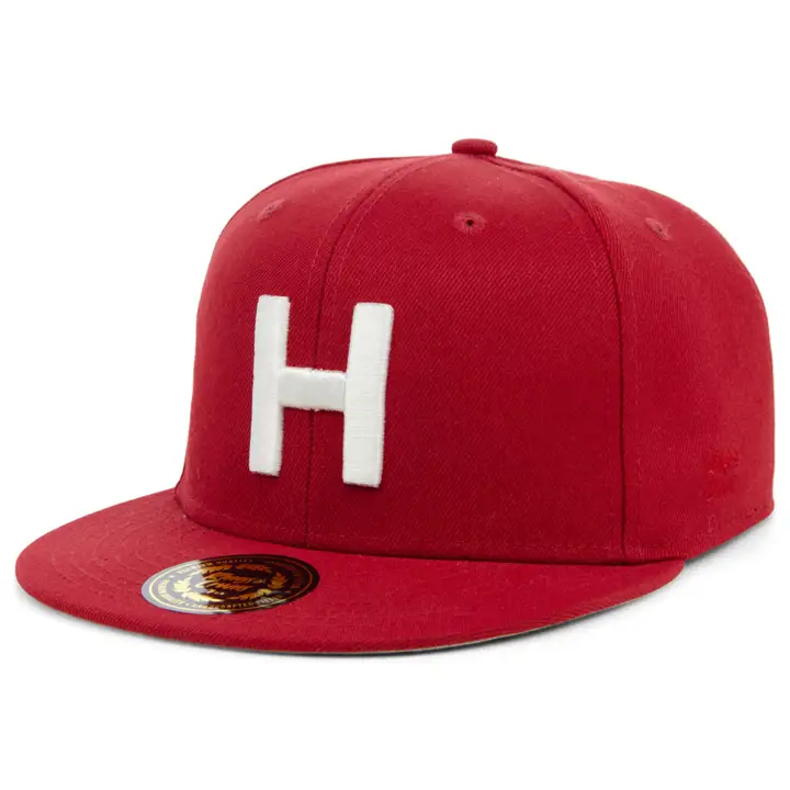 Casquette ajustée Hilldale Giants NLB Rouge/Rouge/Gris