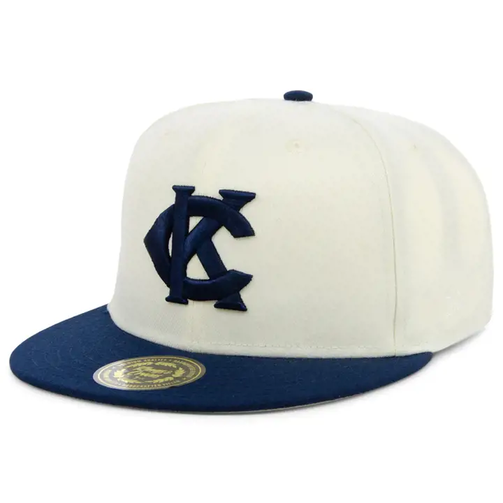 Kansas City Monarchs NLB Ajustée Voile/Marine/gris