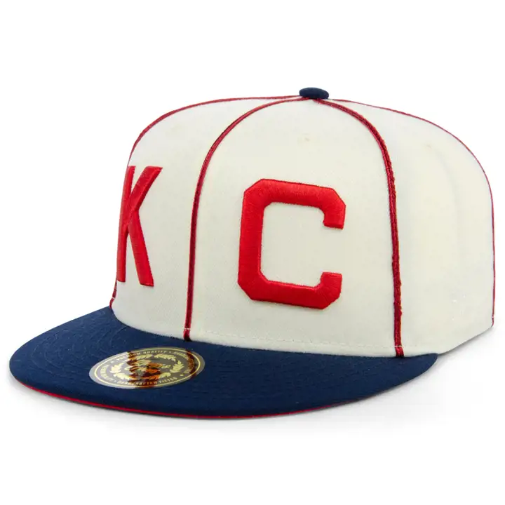 Casquette ajustée Kansas City Monarchs NLB Voile/Marine/Rouge