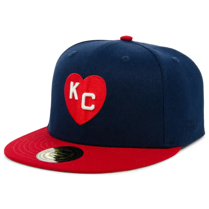 Casquette ajustée MLB Kansas City Monarchs marine/rouge/gris
