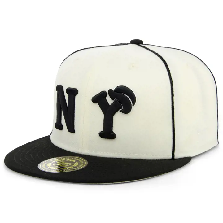 New York Black Yankees NLB Ajustée Voile/noir/gris