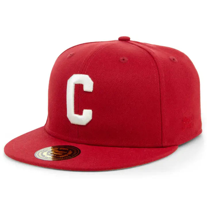 Pittsburgh Crawfords NLB Ajustée Rouge/Rouge/Gris