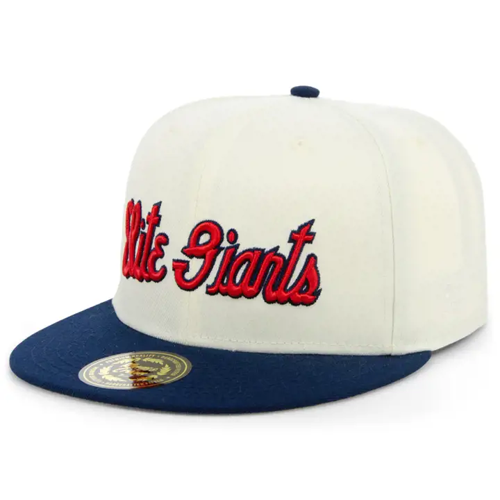 Baltimore Elite Giants NLB Ajusté Voile/Marine/Gris