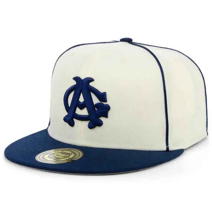Chicago American Giants NLB Ajusté Voile/Marine/Gris