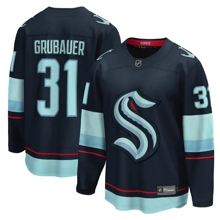 Maillot Philipp Grubauer des Kraken de Seattle NHL Breakaway