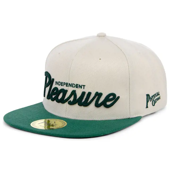 Casquette à bouton-pression Independent Pleasure blk Fives Script voile/vert/gris