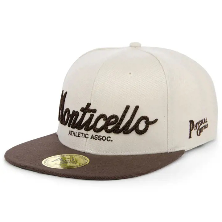 Monticello Athletic Assoc. blk Fives Script Snapback Sail/br
