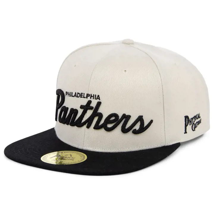 Casquette réglable Philadelphia Panthers en tissu sergé avec logo brodé – Voile/noir/vert