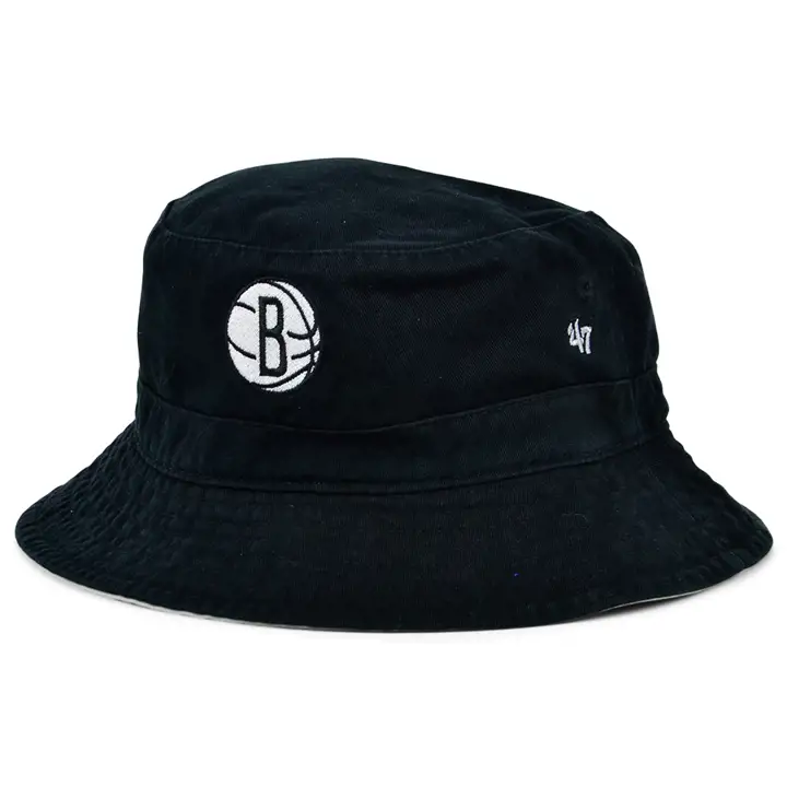 B Nets NBA Ballpark Bucket noir/noir/gris
