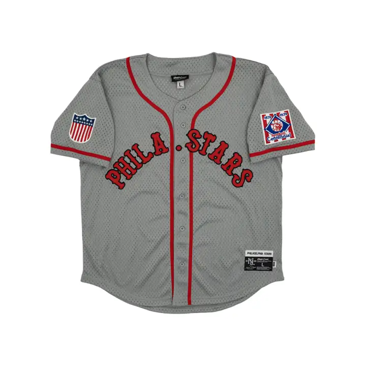 Maillot réplique en maille boutonnée des Philadelphia Stars NL gry