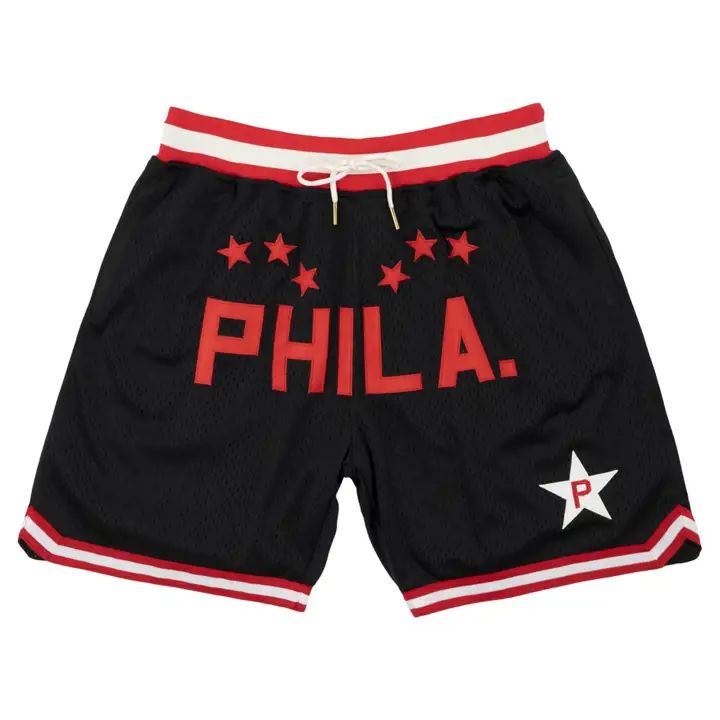 Shorts en maille réplique Philadelphia Stars NL noir