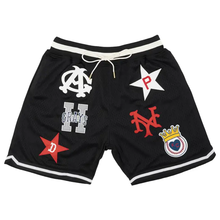 Shorts en maille réplique NL Negro League noir