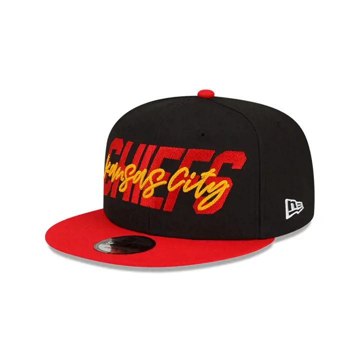 Casquette 9FIFTY Kansas City Chiefs 22 NFL Draft BLK/RED