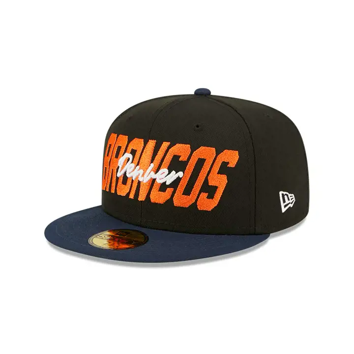 Denver Broncos 22 NFL Draft 59FIFTY BLK/NAVY