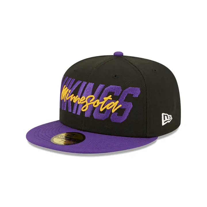 Minnesota Vikings 22 NFL Draft 59FIFTY NOI/VIO