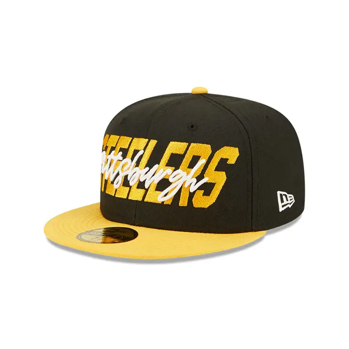 Casquette 59FIFTY NFL Draft 22 Pittsburgh Steelers NOIR/GL